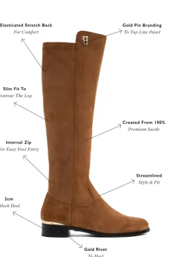 Holland Cooper Albany Knee Boot<Women Boots