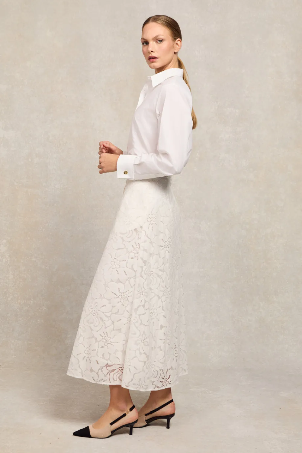 Holland Cooper Annabel Lace Skirt<Women Skirts