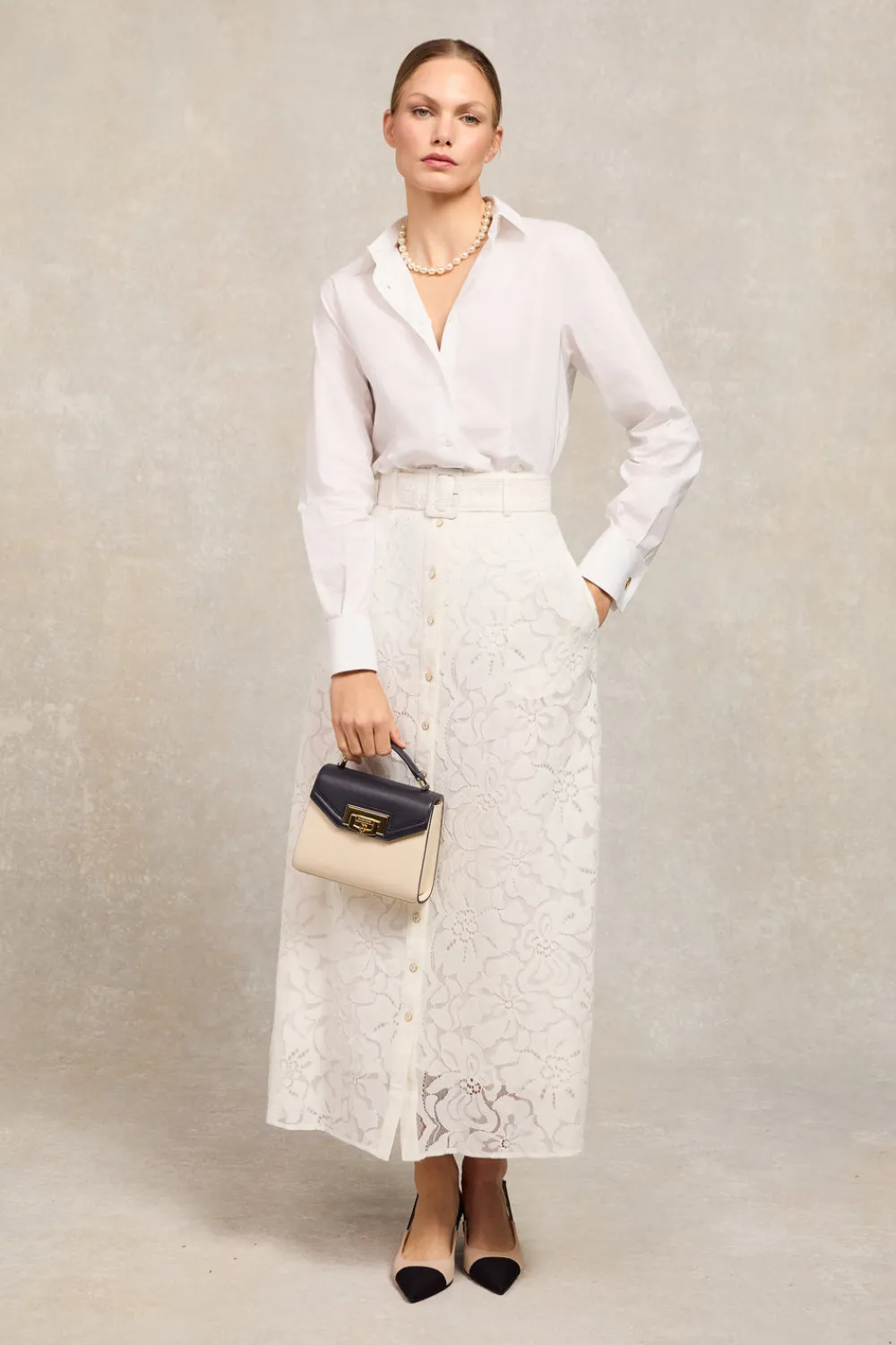 Holland Cooper Annabel Lace Skirt<Women Skirts