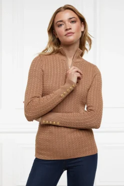 Holland Cooper Ava Quarter Zip Knit<Women Knitwear