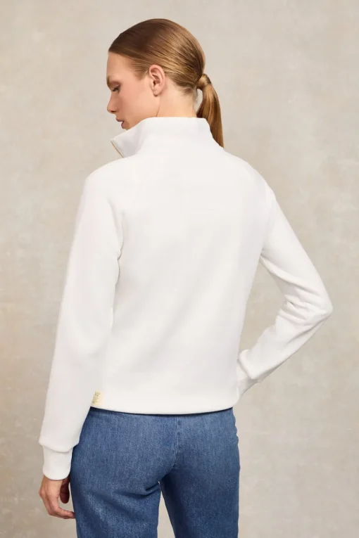 Holland Cooper Burford Quarter Zip Neck Sweat<Women Sweatshirts