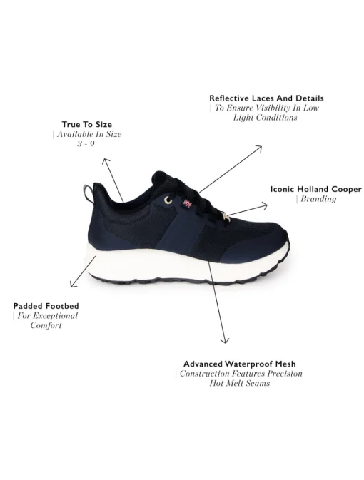 Holland Cooper Burghley Waterproof Trainer<Women Trainers