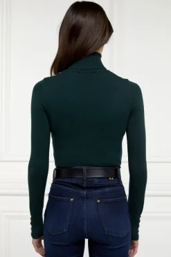 Holland Cooper Buttoned Knit Roll Neck<Women Knitwear