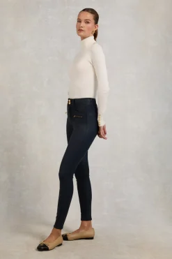 Holland Cooper Coated Jodhpur Jean<Women Jeans