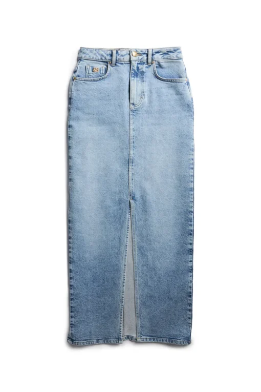 Holland Cooper Denim Maxi Skirt<Women Skirts