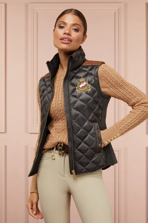Holland Cooper Diamond Quilt Classic Gilet<Women Gilets|Gilets