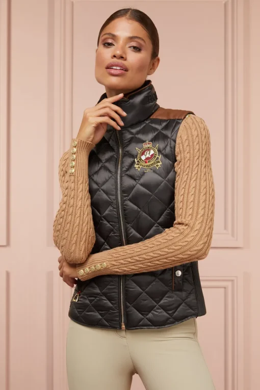 Holland Cooper Diamond Quilt Classic Gilet<Women Gilets|Gilets