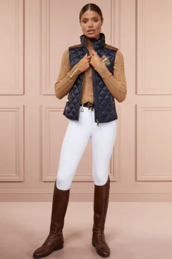 Holland Cooper Diamond Quilt Classic Gilet<Women Gilets|Gilets