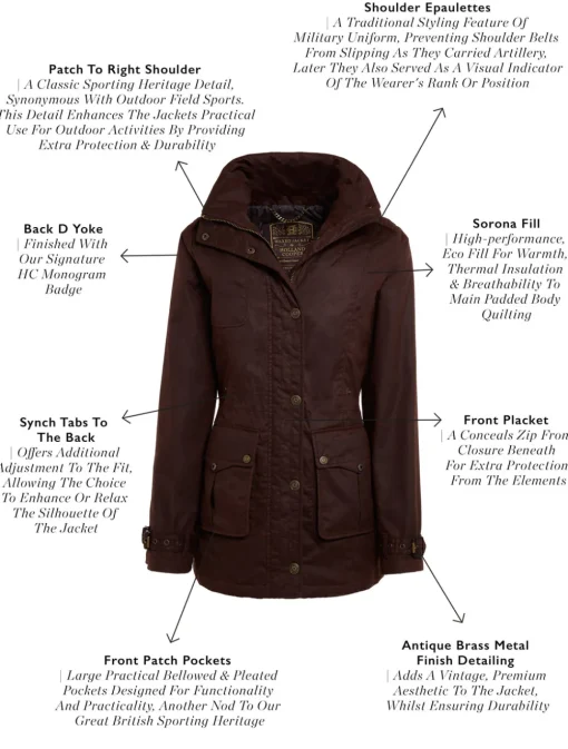 Holland Cooper Durham Wax Jacket<Women Jackets|Jackets