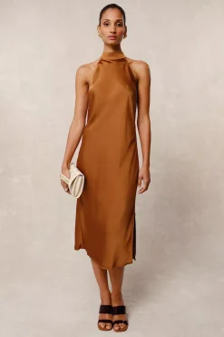 Holland Cooper Florence Satin Dress<Women Dresses