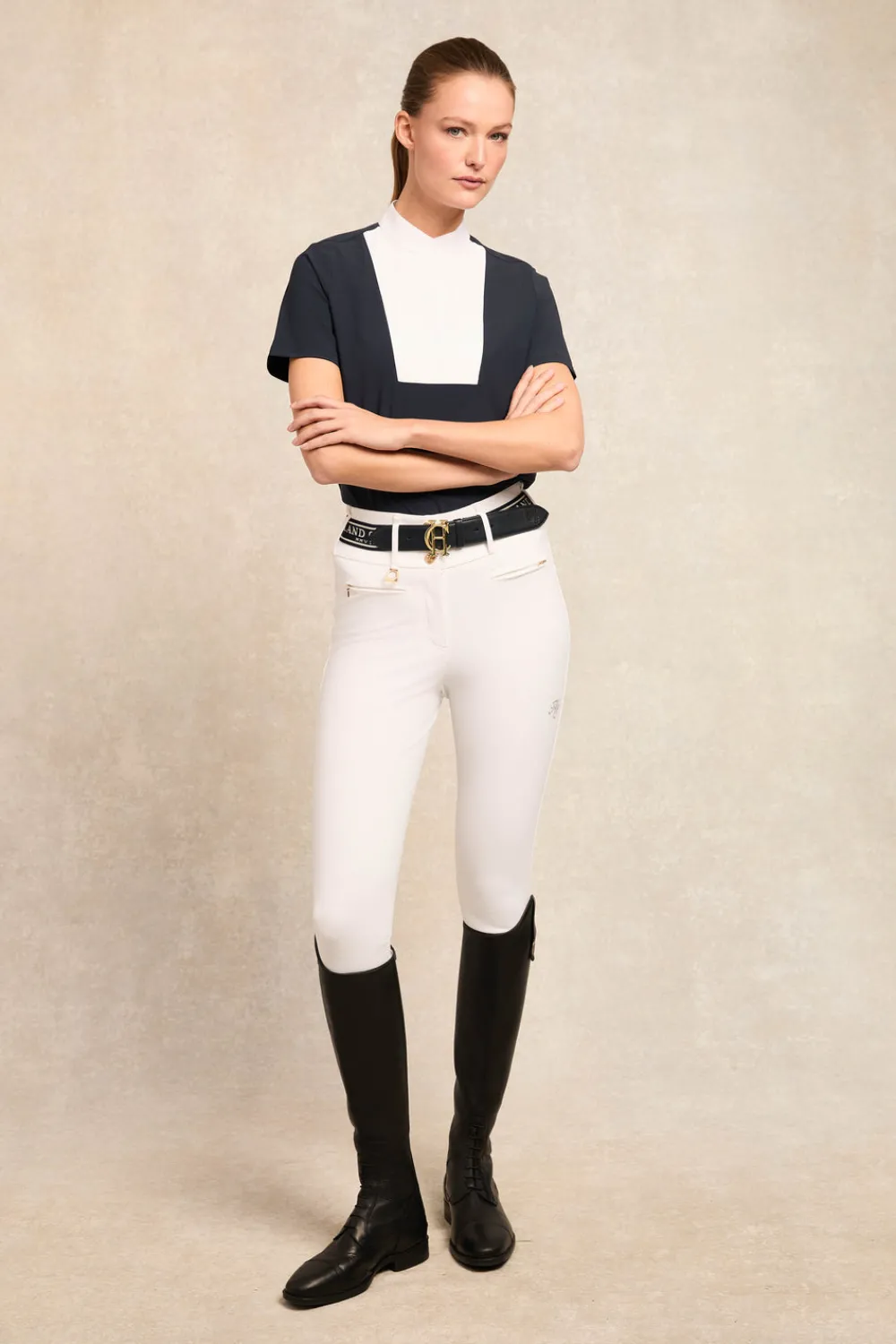 Holland Cooper Gatcombe Short Sleeve Showshirt< Base Layers