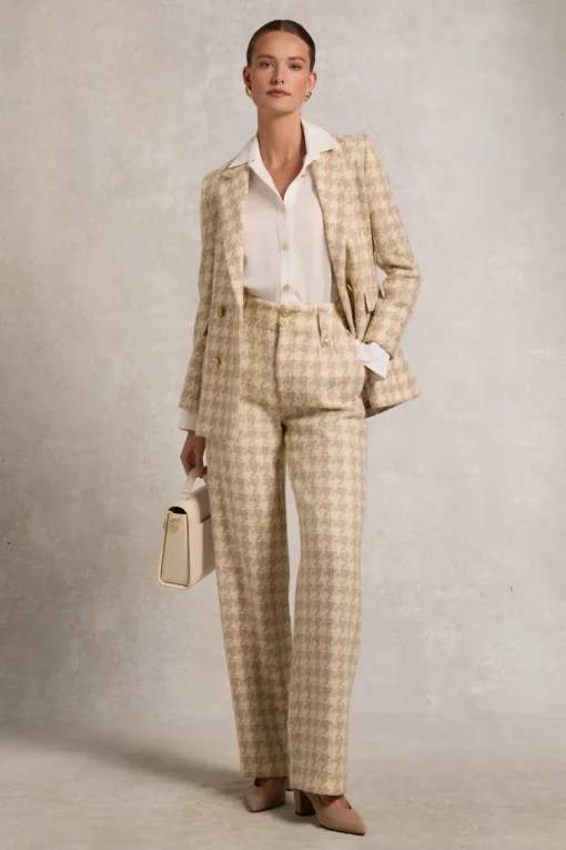 Holland Cooper High Waisted Straight Trouser<Women Trousers|Tailoring