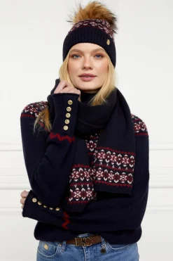 Holland Cooper Jennifer Fairisle Scarf<Women Scarves|Scarves