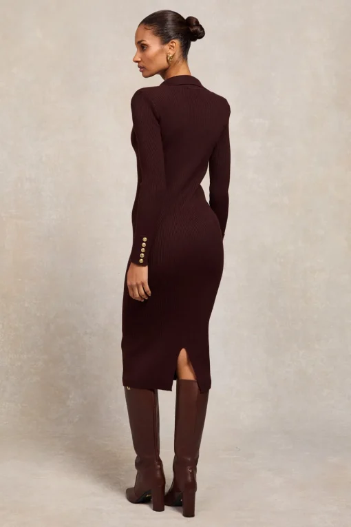 Holland Cooper Knitted Shirt Dress<Women Dresses