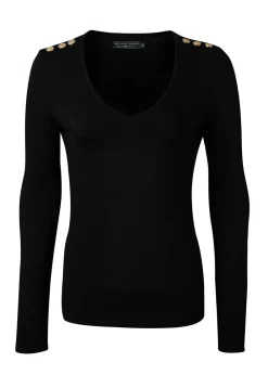 Holland Cooper Long Sleeve V-Neck Tee<Women Tees|Tops