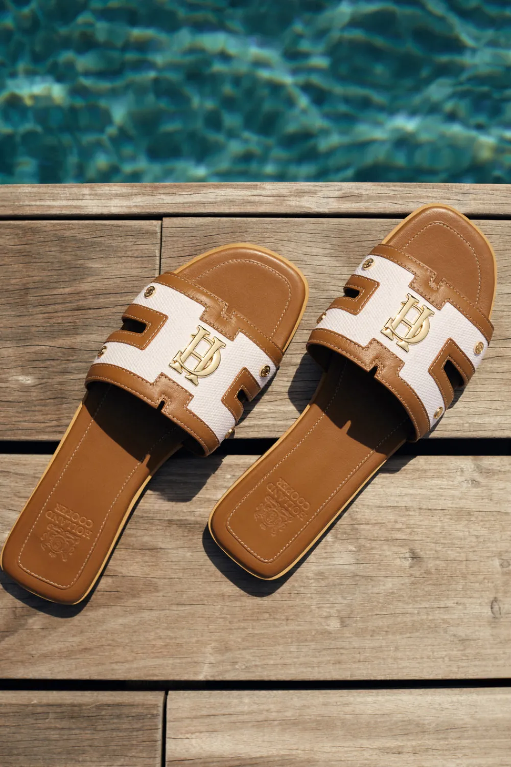 Holland Cooper Monogram Slides<Women Sandals & Slides