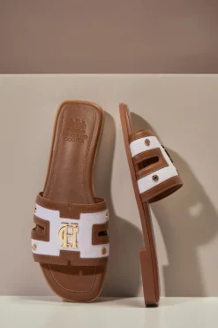 Holland Cooper Monogram Slides<Women Sandals & Slides