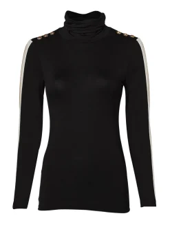 Holland Cooper Panel Long Sleeve Roll Neck<Women Tops