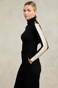 Holland Cooper Panel Long Sleeve Roll Neck<Women Tops