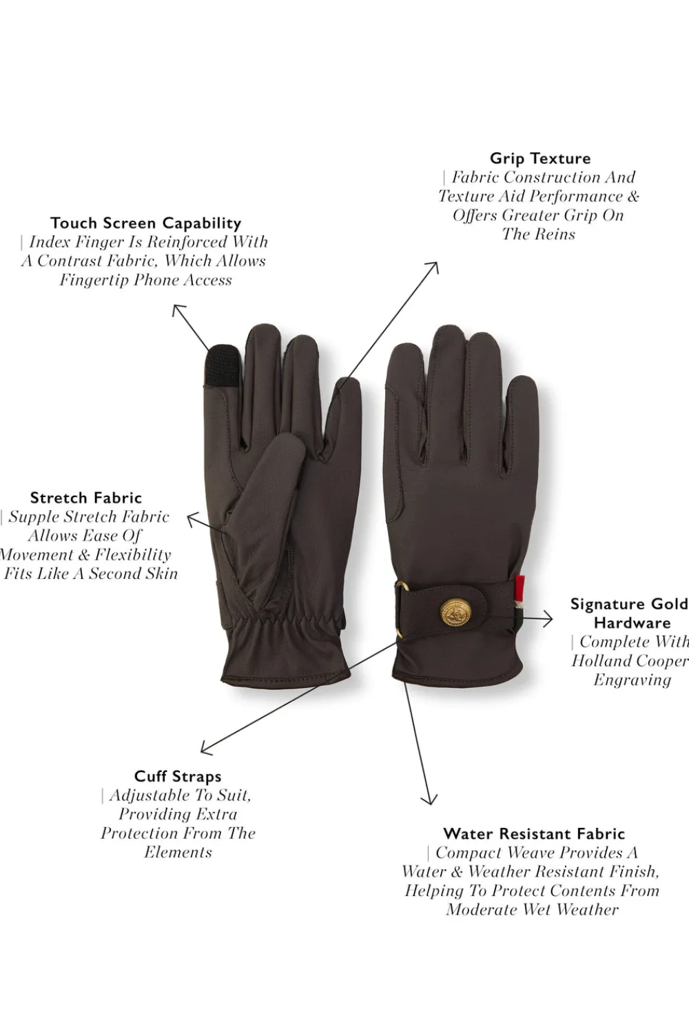 Holland Cooper Riding Glove< Riding Gloves