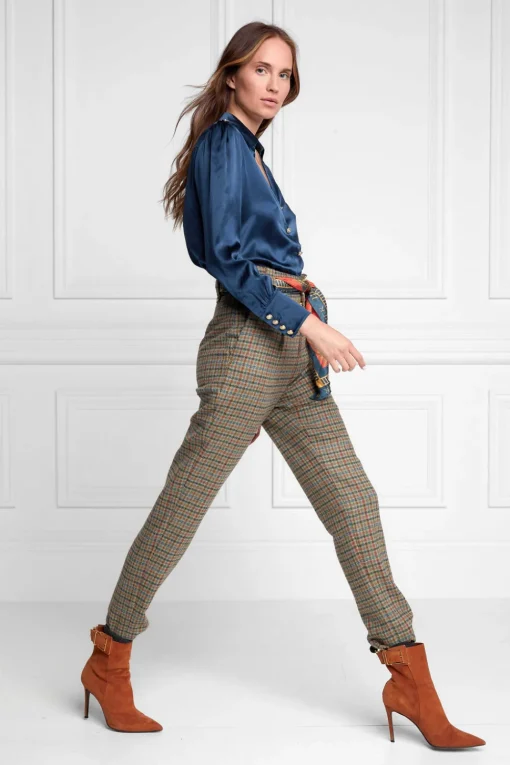 Holland Cooper Silk V-Neck Blouse<Women Shirts & Blouses