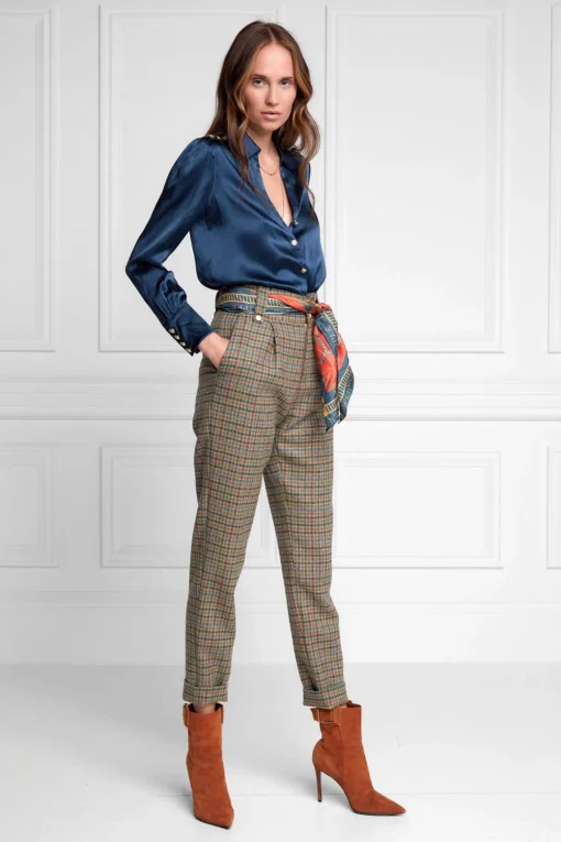 Holland Cooper Silk V-Neck Blouse<Women Shirts & Blouses