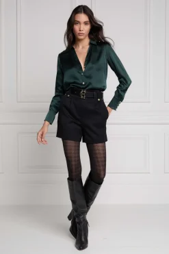 Holland Cooper Silk V-Neck Blouse<Women Shirts & Blouses