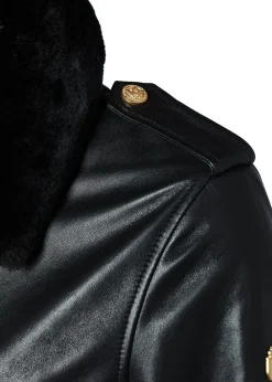 Holland Cooper Sloane Leather Bomber<Women Jackets