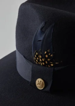 Holland Cooper Trilby Hat Spot Feather<Women Hats & Headbands|Hats & Headbands