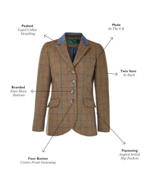 Holland Cooper Tweed Riding Jacket<Women Jackets|Tailoring